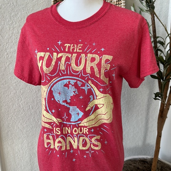 “The Future Is In Our Hands” Graphic Tee - Picture 3 of 6